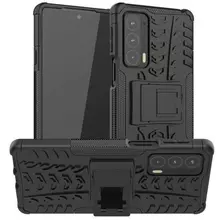 Протиударний чохол бампер для Motorola Edge 20 Pro Nevellya Case (вбудована підставка) Black (Чорний) Протиударний чохол бампер для Motorola Edge 20 Pro Nevellya Case (вбудована підставка) Black (Чорний)