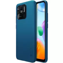 Протиударний чохол бампер Nillkin Super Frosted Shield для Xiaomi Poco C40 / Redmi 10C Blue (Синій) Протиударний чохол бампер Nillkin Super Frosted Shield для Xiaomi Poco C40 / Redmi 10C Blue (Синій)