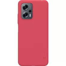Противоударный чехол бампер Nillkin Super Frosted Shield для Xiaomi Poco X4 Pro 5G Red (Красный)