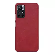 Чохол книжка Nillkin Qin для Xiaomi Poco M4 Pro Red (Червоний) Чохол книжка Nillkin Qin для Xiaomi Poco M4 Pro Red (Червоний)