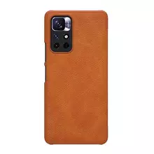 Чохол книжка Nillkin Qin для Xiaomi Poco M4 Pro Brown (Коричневий) Чохол книжка Nillkin Qin для Xiaomi Poco M4 Pro Brown (Коричневий)