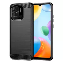 Протиударний чохол бампер для Infinix Hot 10 iPaky Carbon Fiber Black (Чорний) Протиударний чохол бампер для Infinix Hot 10 iPaky Carbon Fiber Black (Чорний)