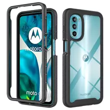 Противоударный чехол бампер для Motorola Moto G52 Anomaly Hybrid 360 Black (Черный)