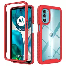 Противоударный чехол бампер для Motorola Moto G52 Anomaly Hybrid 360 Red (Красный)