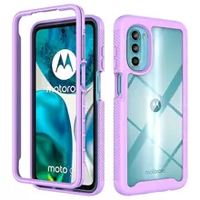 Протиударний чохол бампер для Motorola Moto G62 5G Anomaly Hybrid 360 Purple (Пурпурний)