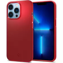 Противоударный чехол бампер Spigen Thin Fit для iPhone 14 Pro Red (Красный)