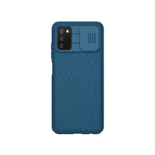 Протиударний чохол бампер Nillkin CamShield (шторка на камеру) для Samsung Galaxy A03s (EU) Blue (Синій) Протиударний чохол бампер Nillkin CamShield (шторка на камеру) для Samsung Galaxy A03s (EU) Blue (Синій)