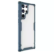 Чехол бампер Nillkin TPU Nature Pro для Samsung Galaxy S22 Ultra Blue (Синий)