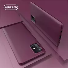 Ультратонкий чохол бампер для Xiaomi Redmi Note 12 X-level Matte Wine red (Винний)