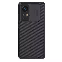 Противоударный чехол бампер Nillkin CamShield Pro (шторка на камеру) для Xiaomi 12 / 12S / 12X Black (Черный) Противоударный чехол бампер Nillkin CamShield Pro (шторка на камеру) для Xiaomi 12 / 12S / 12X Black (Черный)