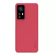 Противоударный чехол бампер Nillkin Super Frosted Shield для Xiaomi 12 / 12S / 12X Red (Красный)