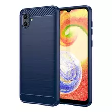 Противоударный чехол бампер для Samsung Galaxy A04 iPaky Carbon Fiber Blue (Синий) Противоударный чехол бампер для Samsung Galaxy A04 iPaky Carbon Fiber Blue (Синий)