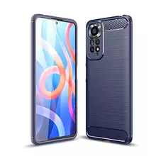 Протиударний чохол бампер для Xiaomi Redmi Note 11 Pro / Redmi Note 11 Pro 5G / Redmi Note 11E Pro Ipaky Lasy Blue (Синій)