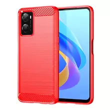 Протиударний чохол бампер для Realme 10 Pro Plus iPaky Carbon Fiber Red (Червоний) Протиударний чохол бампер для Realme 10 Pro Plus iPaky Carbon Fiber Red (Червоний)
