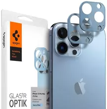 Защитное стекло для камеры Spigen Optik Lens Protector (2 шт. в комплекте) для iPhone 13 Pro / iPhone 13 Pro Max Blue (Синий) AGL04032 Защитное стекло для камеры Spigen Optik Lens Protector (2 шт. в комплекте) для iPhone 13 Pro / iPhone 13 Pro Max Blue (Синий) AGL04032