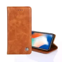 Чохол книжка для Samsung Galaxy S22 Plus idools Retro Brown (Коричневий)