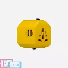 Зарядное устройство Momax 1-World USB AC Travel Adapter Yellow (Желтый) UA1