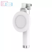 Оригинальная селфи палка Rock c светодиодной подсветкой для Apple iPhone смартфонов White (Белый) ROT0770