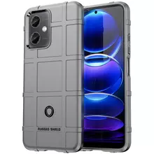 Протиударний чохол бампер для Xiaomi Redmi Note 12 Anomaly Rugged Shield Grey (Сірий)