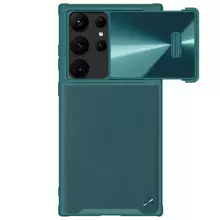 Чохол бампер для Samsung Galaxy S23 Ultra Nillkin CamShield Leather S (шторка на камеру) Exuberant Green () Чохол бампер для Samsung Galaxy S23 Ultra Nillkin CamShield Leather S (шторка на камеру) Exuberant Green ()