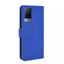 Чехол книжка для Vivo V21 Anomaly Leather Book Blue (Синий) Чехол книжка для Vivo V21 Anomaly Leather Book Blue (Синий)