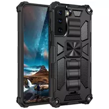 Протиударний чохол бампер для Vivo V23 5G Anomaly Hybrid Armor (вбудована підставка) Black (Чорний)