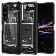 Протиударний чохол бампер Spigen Ultra Hybrid для Sony Xperia 1 V Zero One (Нуль Один) ACS06205 Протиударний чохол бампер Spigen Ultra Hybrid для Sony Xperia 1 V Zero One (Нуль Один) ACS06205