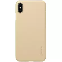 Протиударний чохол бампер Nillkin Super Frosted Shield для iPhone Xs Max Gold (Золотий) Протиударний чохол бампер Nillkin Super Frosted Shield для iPhone Xs Max Gold (Золотий)