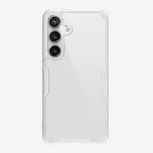 Чехол бампер Nillkin TPU Nature Pro для Samsung Galaxy S24 Plus White (Белый) 