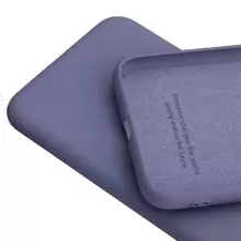 Чехол бампер для Realme 11 4G Anomaly Silicone (с микрофиброй) Purple (Фиолетовый) 
