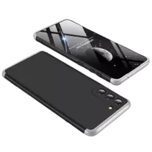 Ультратонкий чохол бампер для Samsung Galaxy S24 Plus GKK Dual Armor Black / Silver (Чорний / Сріблястий) Ультратонкий чохол бампер для Samsung Galaxy S24 Plus GKK Dual Armor Black / Silver (Чорний / Сріблястий)