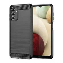 Противоударный чехол бампер для Samsung Galaxy S24 iPaky Carbon Fiber Black (Черный) 