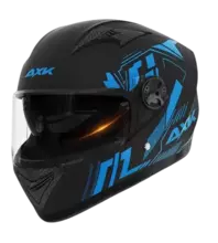 Мотошолом інтеграл Anomaly Energy AXK (Чорно-синій)