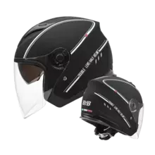 Мотошолом відкритий Anomaly Energy BYB (Чорний)