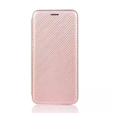 Чехол книжка для Sony Xperia 1 VI Anomaly Carbon Book Rose Gold (Розовое Золото) Чехол книжка для Sony Xperia 1 VI Anomaly Carbon Book Rose Gold (Розовое Золото)