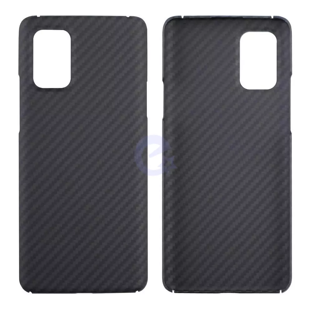 Чехол бампер Anomaly Carbon Plaid для OnePlus 8T (Открытый модуль камеры) Black (Черный)