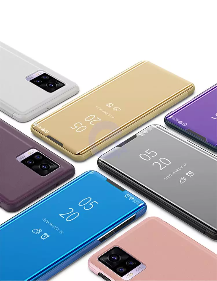 Чехол книжка для Vivo V21e Anomaly Clear View Black (Черный) Чехол книжка для Vivo V21e Anomaly Clear View Black (Черный)