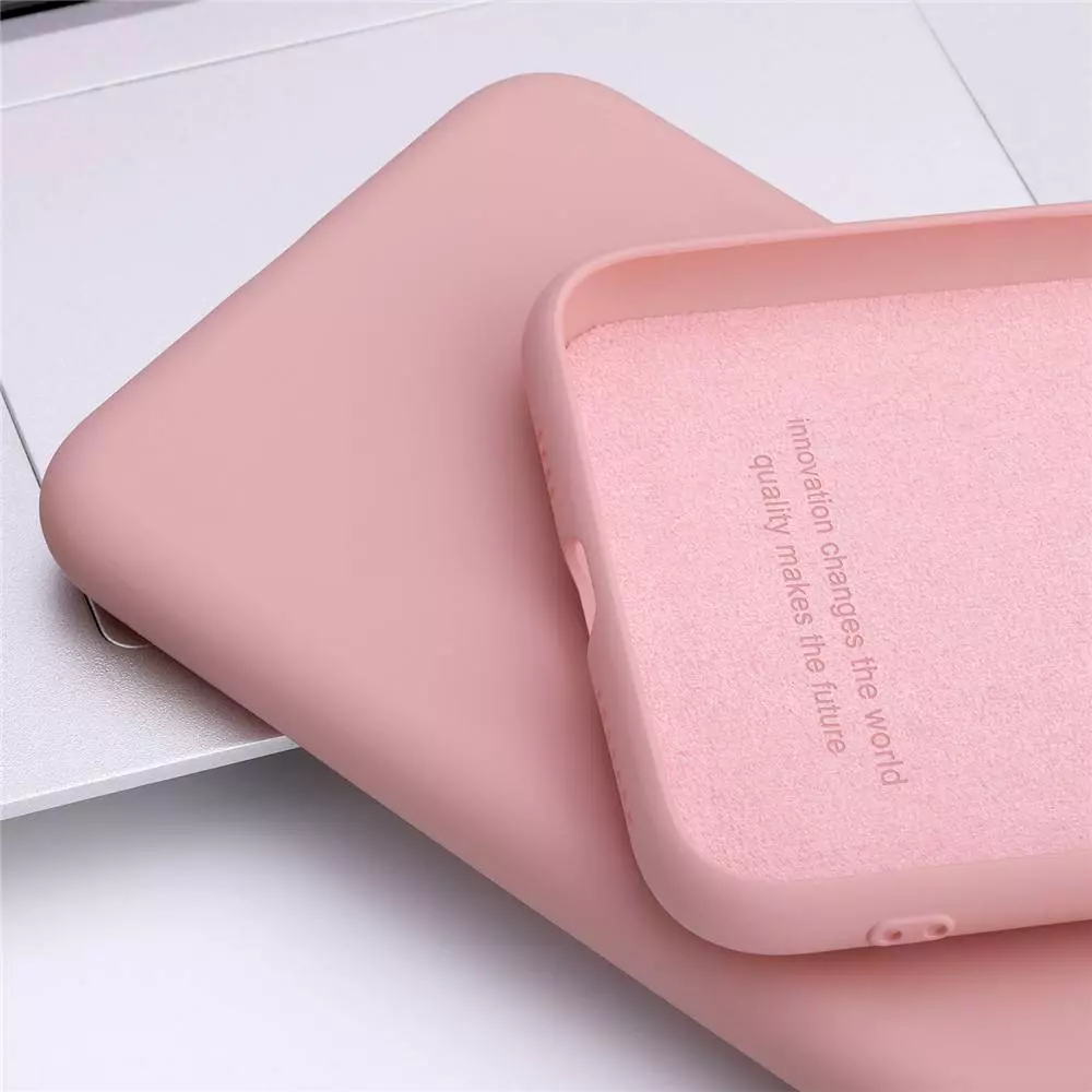 Чехол бампер для Samsung Galaxy A22 Anomaly Silicone Sand Pink (Песочный Розовый)
