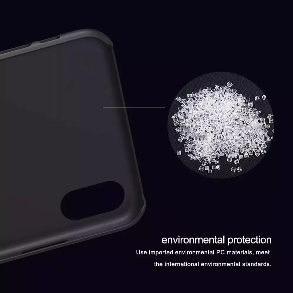 Чехол бампер Nillkin Super Frosted Shield для iPhone Xs Max Black (Черный)