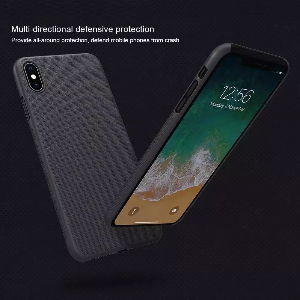 Чехол бампер Nillkin Super Frosted Shield для iPhone Xs Max Black (Черный)