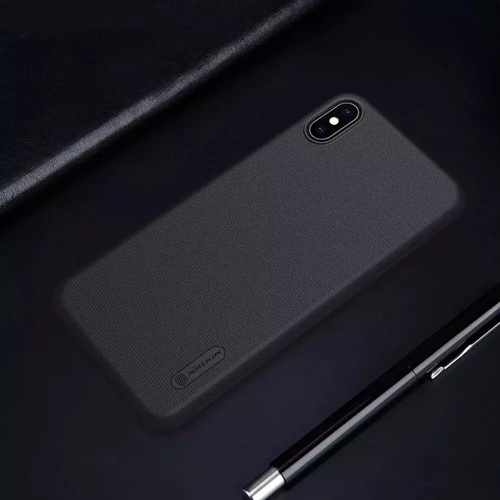 Чехол бампер Nillkin Super Frosted Shield для iPhone Xs Max Black (Черный)
