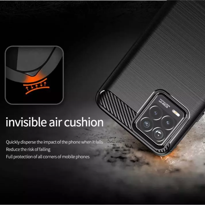 Чехол бампер для Oppo A54 iPaky Carbon Fiber Gray (Серый) Чехол бампер для Oppo A54 iPaky Carbon Fiber Gray (Серый)