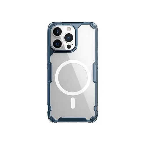 Чехол бампер для iPhone 13 Pro Max Nillkin TPU Nature Pro Magnetic Blue (Синий) 6902048230439 Чехол бампер для iPhone 13 Pro Max Nillkin TPU Nature Pro Magnetic Blue (Синий) 6902048230439