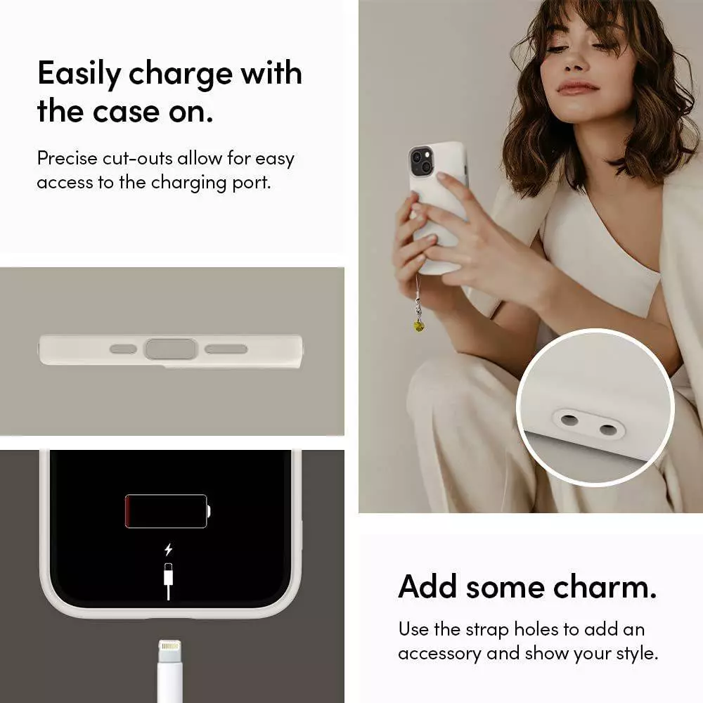 Чехол бампер для iPhone 13 Mini Ciel by Cyril Color Brick Cream (Кремовый) ACS03190 Чехол бампер для iPhone 13 Mini Ciel by Cyril Color Brick Cream (Кремовый) ACS03190