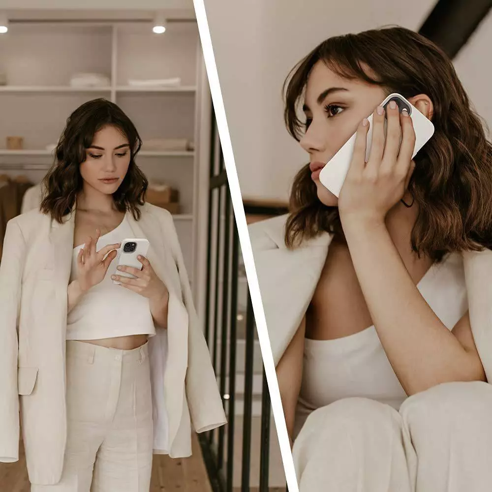 Чехол бампер для iPhone 13 Mini Ciel by Cyril Color Brick Cream (Кремовый) ACS03190 Чехол бампер для iPhone 13 Mini Ciel by Cyril Color Brick Cream (Кремовый) ACS03190