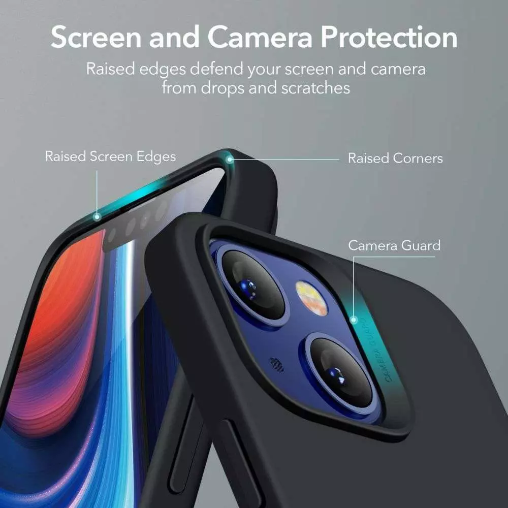 Чехол бампер для iPhone 13 ESR Cloud Soft Black (Черный) 4894240150313