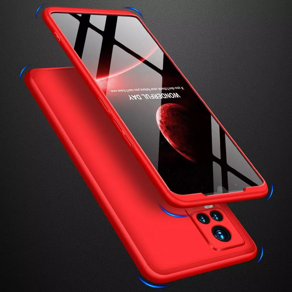 Чехол бампер для Vivo V21e GKK Dual Armor Black/Blue (Черный/Синий) Чехол бампер для Vivo V21e GKK Dual Armor Black/Blue (Черный/Синий)