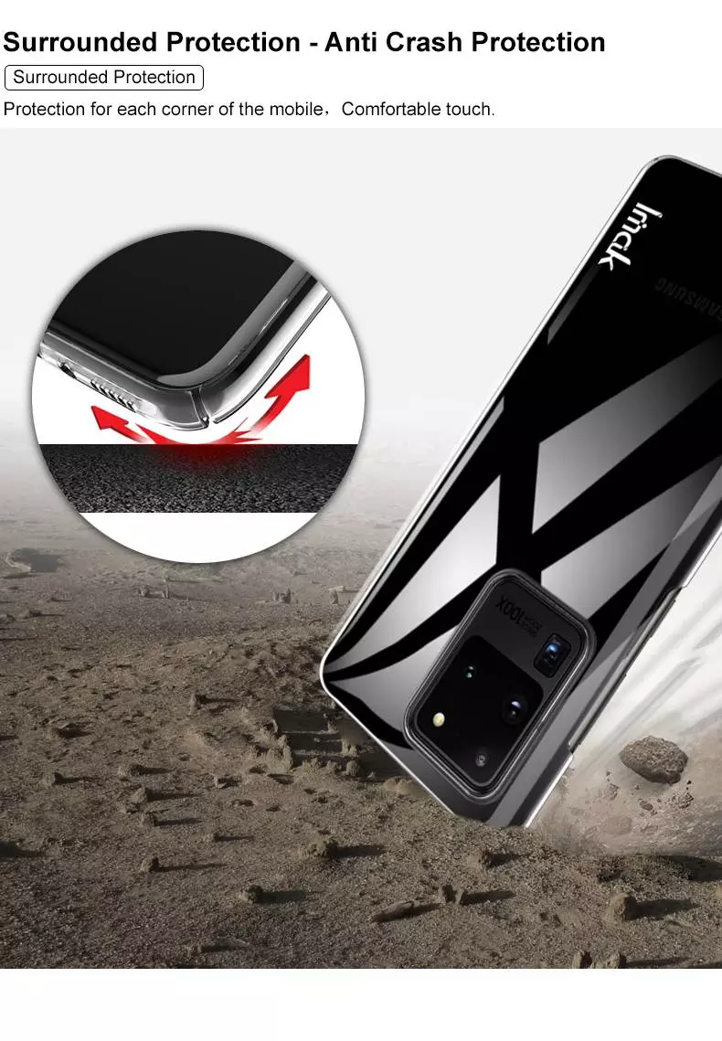 Чехол бампер для Xiaomi Redmi 10 Imak Crystal Crystal Clear (Прозрачный) Чехол бампер для Xiaomi Redmi 10 Imak Crystal Crystal Clear (Прозрачный)