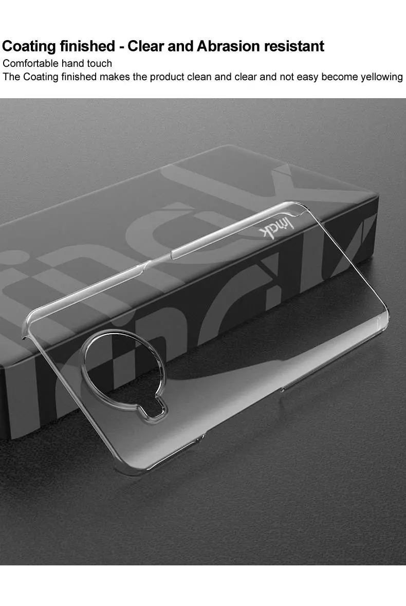 Чехол бампер для Nokia G20 Imak Crystal Crystal Clear (Прозрачный) Чехол бампер для Nokia G20 Imak Crystal Crystal Clear (Прозрачный)