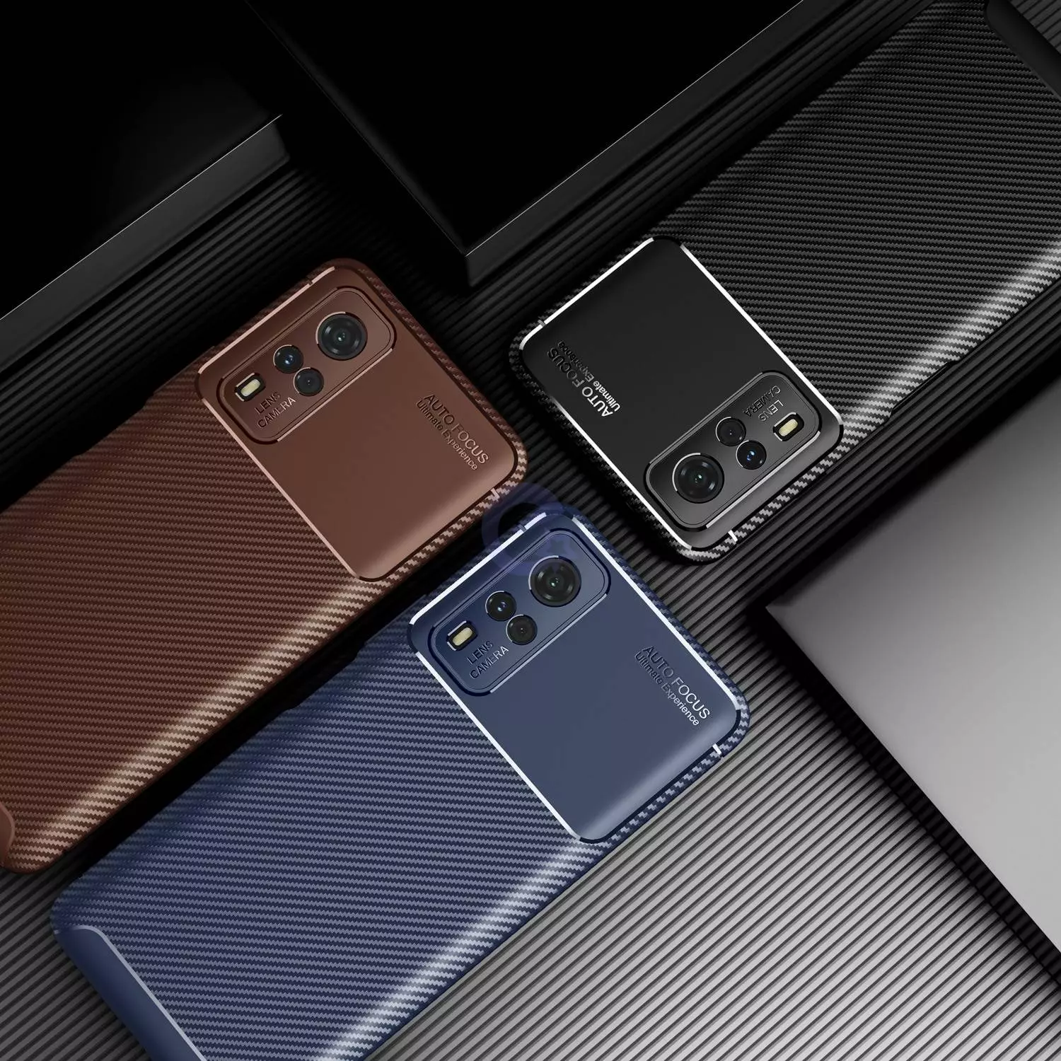 Чехол бампер для Vivo Y31 Ipaky Lasy Brown (Коричневый) Чехол бампер для Vivo Y31 Ipaky Lasy Brown (Коричневый)